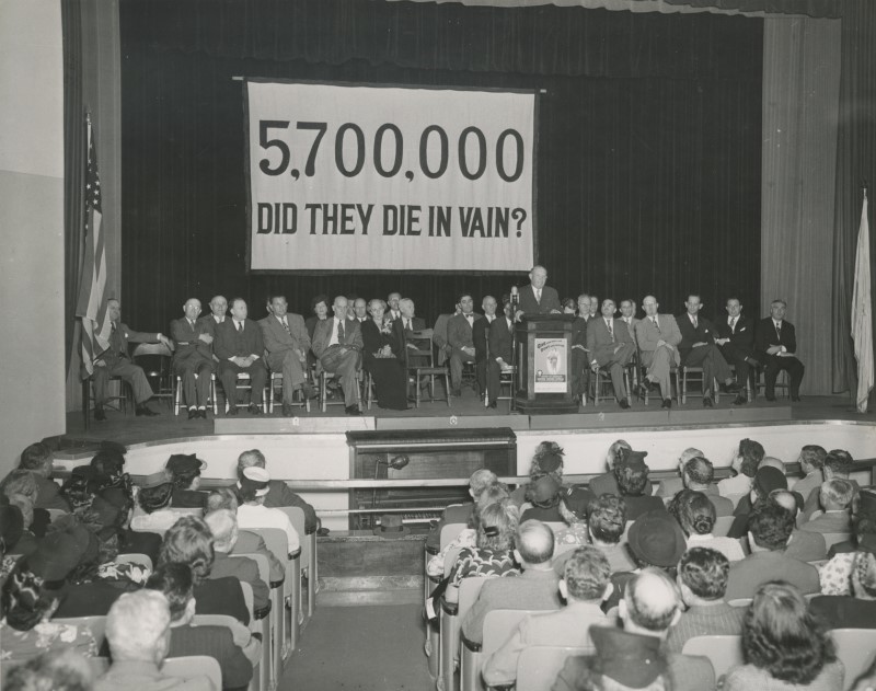 Mass rally for the 1948 campaign.